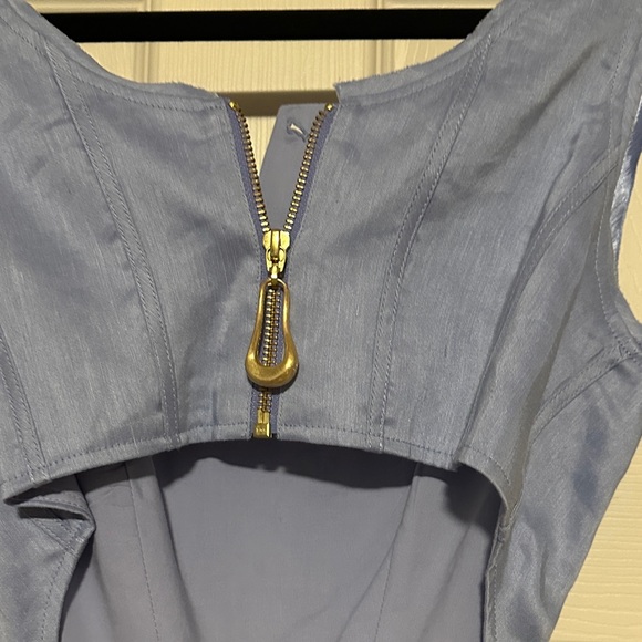 Aje - Lilac Cutout Midi Dress with Square Neck - New without tag - Picture 11 of 11